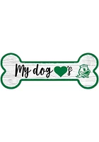 Oregon Ducks Dog Bone 6x12 Sign - Green