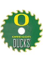 Oregon Ducks Rust Circular Saw Sign - Green
