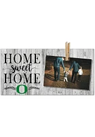 Oregon Ducks Home Sweet Home Clothespin Picture Frame - Green