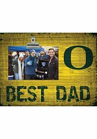 Oregon Ducks Best Dad Clip Picture Frame - Green