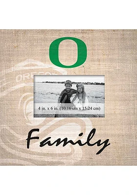 Oregon Ducks Family Picture Picture Frame - Green