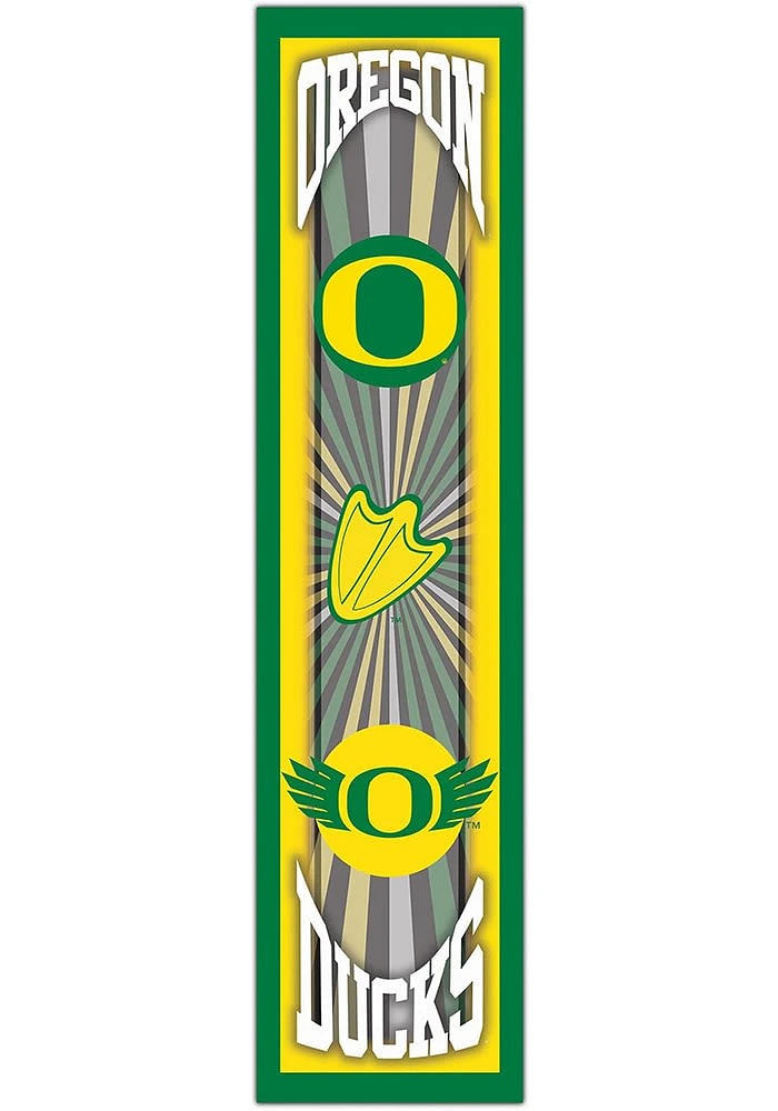 Oregon Ducks Throwback Sign - Green