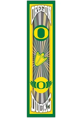 Oregon Ducks Throwback Sign - Green