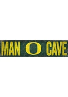 Oregon Ducks Man Cave 6x24 Sign - Green