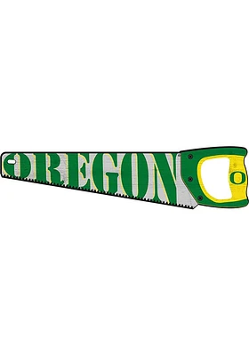 Oregon Ducks Wood Handsaw Sign - Green