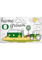 Oregon Ducks Home Grown Sign - Green