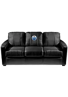 Edmonton Oilers Faux Leather Sofa - Black