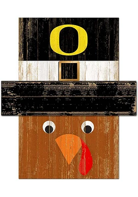 Oregon Ducks Turkey Head Sign - Green
