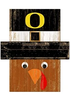 Oregon Ducks Turkey Head Sign - Green