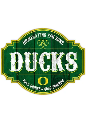 Oregon Ducks 24 Inch Homegating Tavern Sign - Green