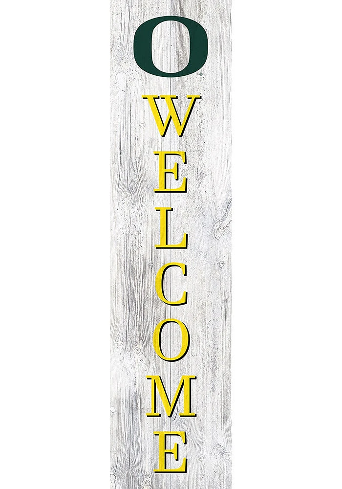 Oregon Ducks 48 Inch Welcome Leaner Sign - Green