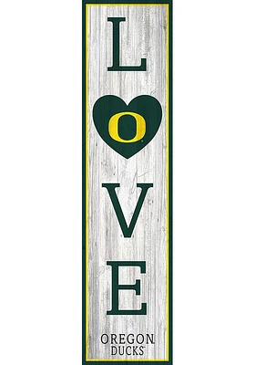 Oregon Ducks 48 Inch Love Leaner Sign - Green