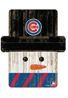 Chicago Cubs Snowman Ornament - Red