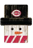 Cincinnati Reds Snowman Ornament