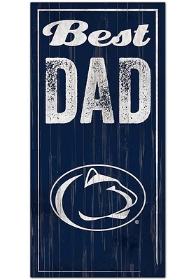 Penn State Nittany Lions Best Dad Sign - Blue