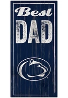 Penn State Nittany Lions Best Dad Sign - Blue