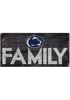 Penn State Nittany Lions Family 6x12 Sign - Blue