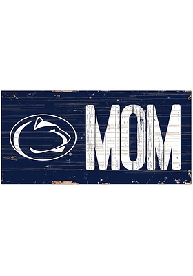 Penn State Nittany Lions MOM Sign - Blue