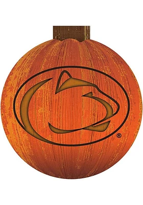 Penn State Nittany Lions Halloween Pumpkin Sign - Blue