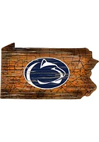 Penn State Nittany Lions Mini Roadmap State Sign - Blue