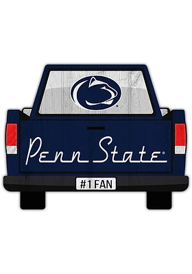 Penn State Nittany Lions Truck Back Cutout Sign - Blue