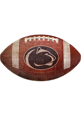 Penn State Nittany Lions Baseball Shaped Sign - Blue