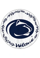 Penn State Nittany Lions Welcome Circle Sign - Blue