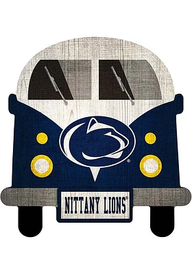 Penn State Nittany Lions Team Bus Sign - Blue
