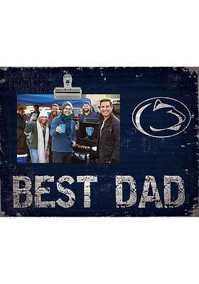 Penn State Nittany Lions Best Dad Clip Picture Frame - Blue