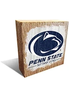 Penn State Nittany Lions Logo Block Sign - Blue