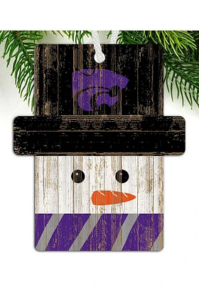K-State Wildcats Snowman Ornament
