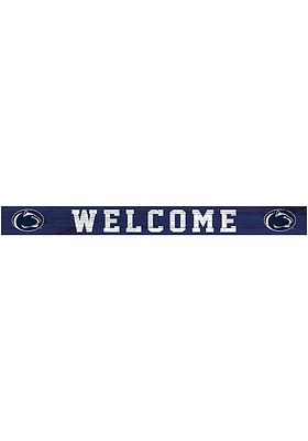Penn State Nittany Lions Welcome Strip Sign - Blue
