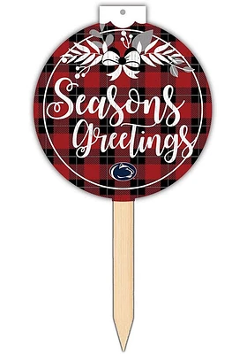 Penn State Nittany Lions Seasons Greetings Sign - Blue
