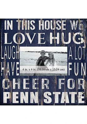 Penn State Nittany Lions In This House 10x10 Picture Frame - Blue