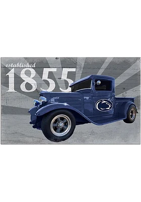 Penn State Nittany Lions Established Truck Sign - Blue