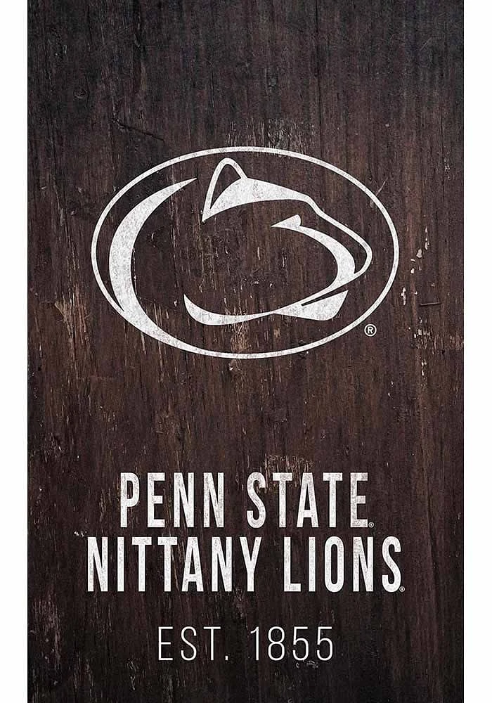 Penn State Nittany Lions Laurel Wreath Sign - Blue