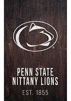Penn State Nittany Lions Laurel Wreath Sign - Blue