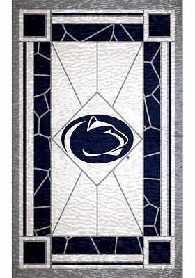 Penn State Nittany Lions Stained Glass Sign - Blue