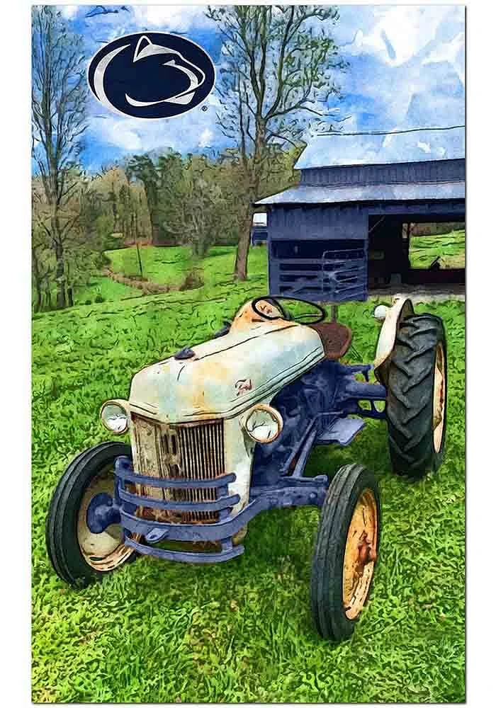 Penn State Nittany Lions Farmscape Sign - Blue