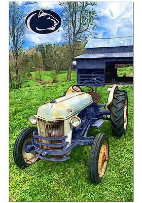 Penn State Nittany Lions Farmscape Sign - Blue