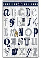Penn State Nittany Lions Alphabet Sign - Blue
