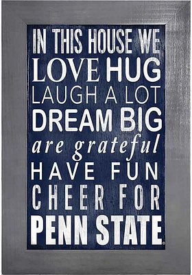 Penn State Nittany Lions In This House Picture Frame - Blue