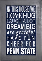Penn State Nittany Lions In This House Picture Frame - Blue