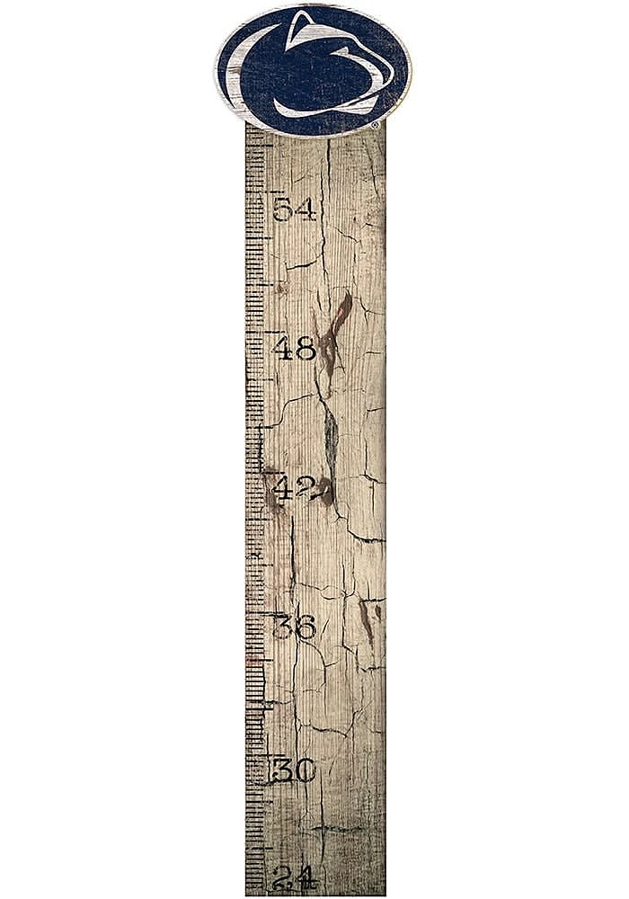 Penn State Nittany Lions Growth Chart Sign - Blue