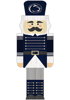 Penn State Nittany Lions 31 Inch Nutcracker Leaner Sign - Blue