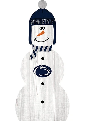 Penn State Nittany Lions Snowman Leaner Sign - Blue
