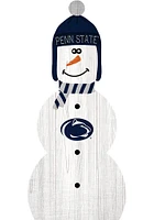 Penn State Nittany Lions Snowman Leaner Sign - Blue