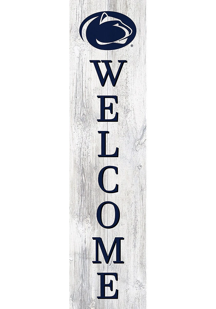 Penn State Nittany Lions 48 Inch Welcome Leaner Sign - Blue