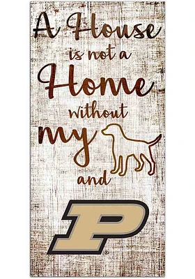 Purdue Boilermakers A House is not a Home Sign - Black