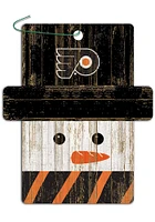 Philadelphia Flyers Snowman Ornament - Black